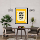 If You Cant Do Great Things, Do Small Things In A Great Way Motivational Posters Wall Frames for Students, Business, Employees, Startup